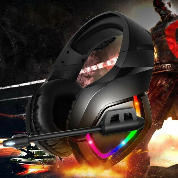  Ігрові навушники ONIKUMA K1-B з LED підсвіткою та мікрофоном