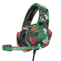 Игровые наушники НОСО ESD08 Hi-Res с микрофоном и LED-подсветкой