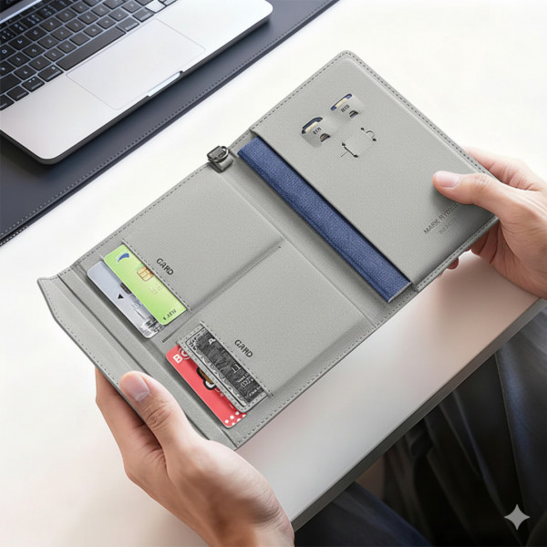 Картхолдер Mark Ryden MR604 — компактний тревел-органайзер через плече для документів і карток