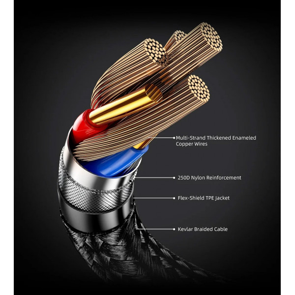 Портативний ЦАП KZ AM02 із Hi-Fi підсилювачем та еквалайзером