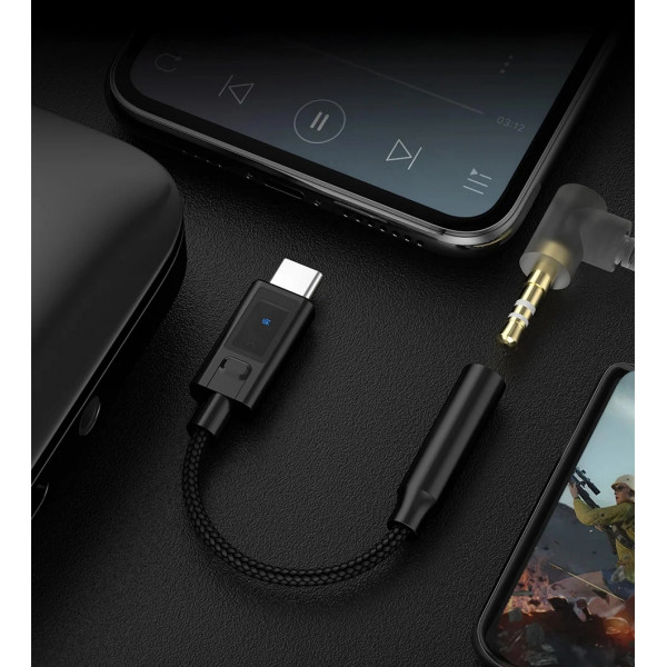 Портативний ЦАП KZ AM02 із Hi-Fi підсилювачем та еквалайзером