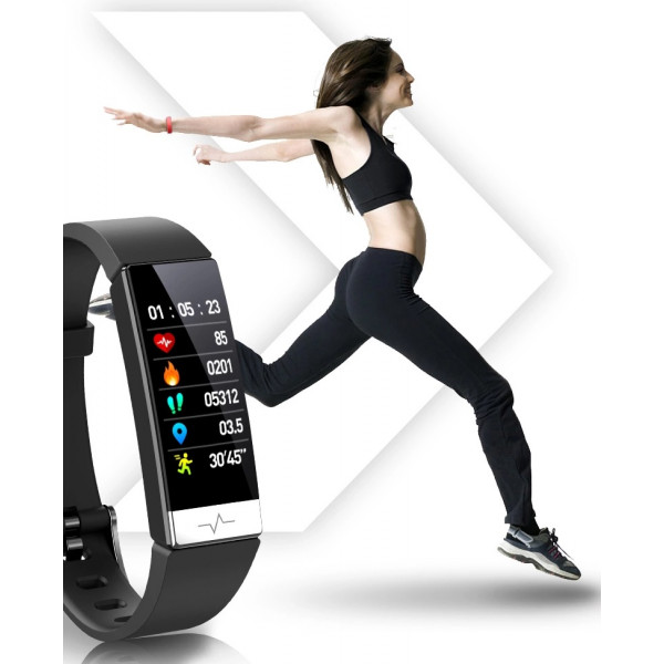 Фітнес-браслет Lemfo Y91 з вимірюванням тиску і рівня кисню в крові Уцінка