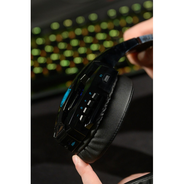 Беспроводные геймерские наушники Kotion Each G9000BT с поддержкой объемного звука 7.1 Stereo Sound Уценка