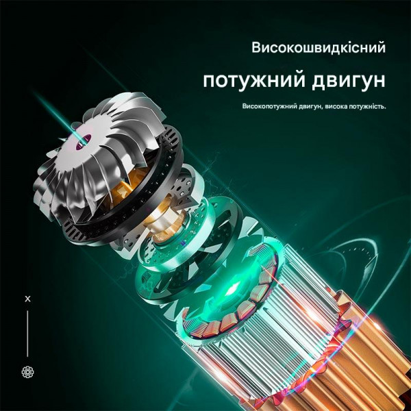 Аккумуляторная машинка для стрижки HOCO DAR03 Breeze в металлическом корпусе с дисплеем