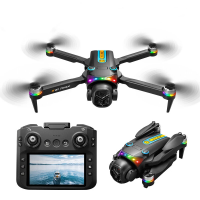 Квадрокоптер XKJ K21 MAX WiFi FPV 4K з подвійною камерою та LCD-екраном 4.3" на пульті