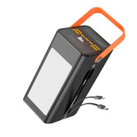 Зовнішній акумулятор УМБ HOCO DB49 Action 100000mAh 22.5W зі швидкою зарядкою та ліхтариком