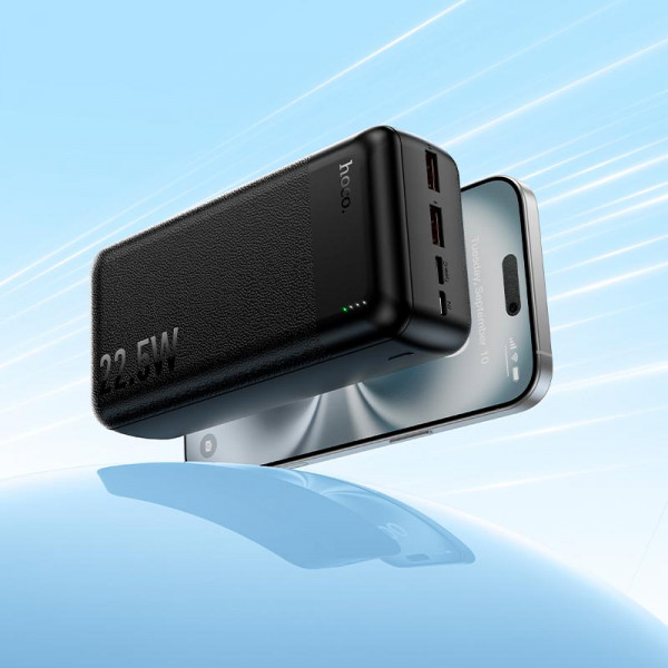 Внешний аккумулятор УМБ HOCO J159B Essence 30000mAh 22.5W с быстрой зарядкой и LED-индикатором