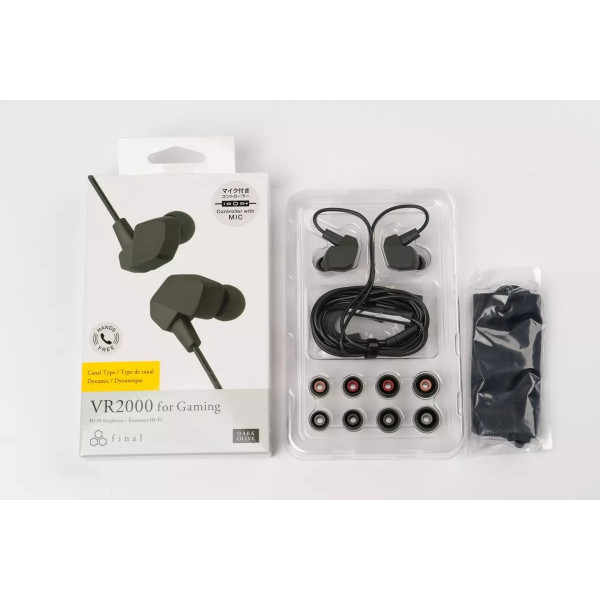 Ігрові навушники Final Audio VR2000 з мікрофоном та надшвидким відгуком звуку
