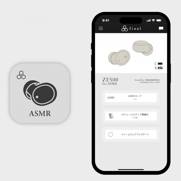 Бездротові TWS навушники Final Audio ZE500 for ASMR з точним регулюванням гучності