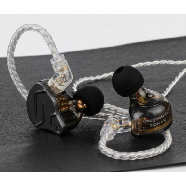 Вакуумні навушники KZ ZSN Pro X з мікрофоном та знімним кабелем