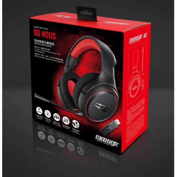 Игровые наушники Takstar Nous 2.4 ГГц со съемным микрофоном