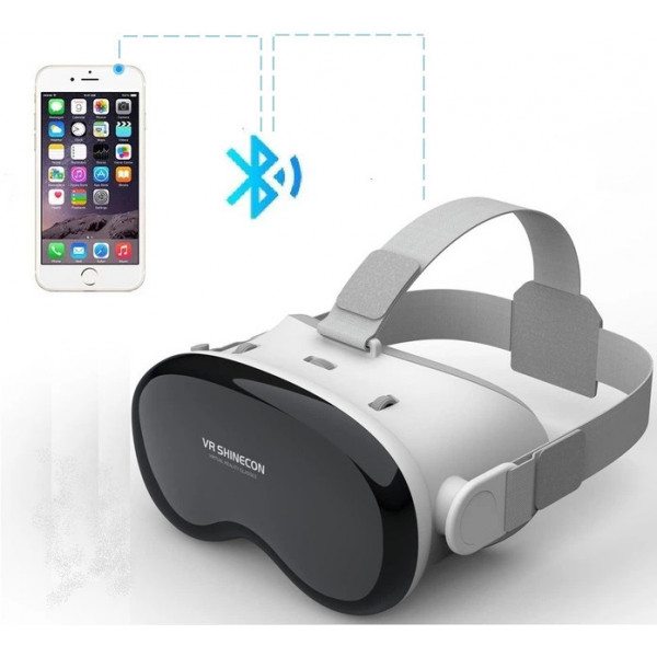 3D очки виртуальной реальности Shinecon G18EB со встроенными наушниками и геймпадом