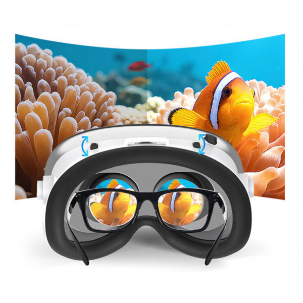 3D очки виртуальной реальности Shinecon G18EB со встроенными наушниками и геймпадом