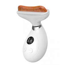 Микротоковый массажер Гуаша BM039 с камнем Бьянстоун и LED-терапией