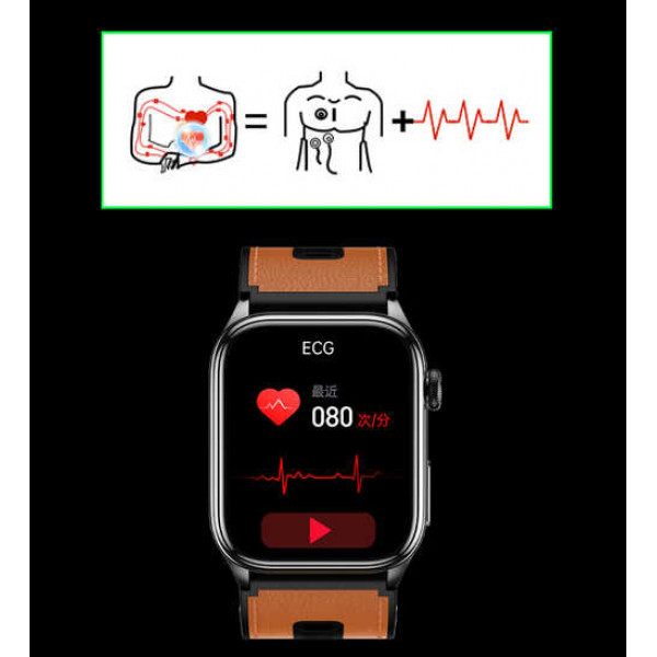 Смарт-часы Lemfo S101 с измерением давления и ЭКГ