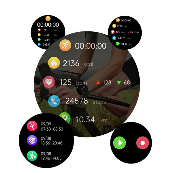 Смарт-часы Lemfo S26 с измерением ЭКГ давления и Bluetooth-звонками