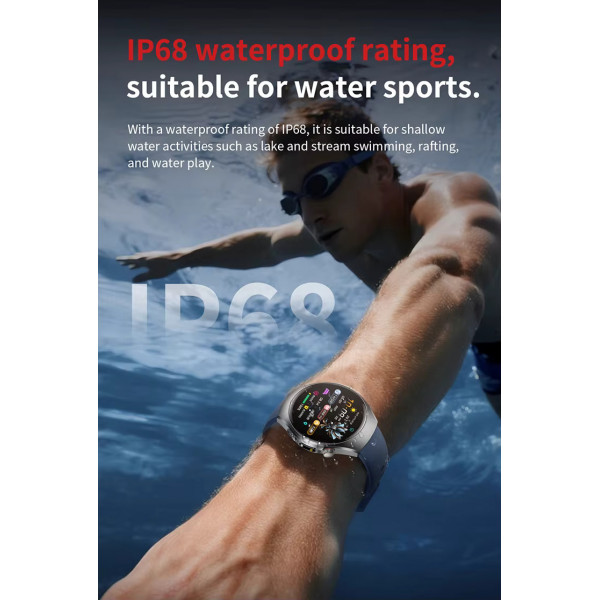 Смарт-часы Lemfo ET460 с измерением давления ЭКГ и Bluetooth-звонками