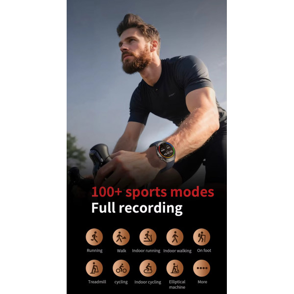 Смарт-часы Lemfo ET460 с измерением давления ЭКГ и Bluetooth-звонками