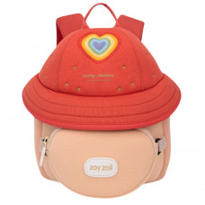Детский рюкзак Zoyzoii Candy Heart Rainbow с бананкой и дышащей спинкой