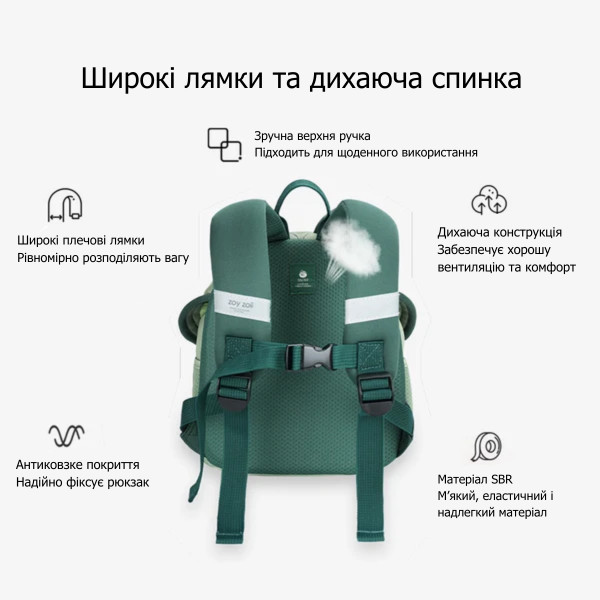 Детский рюкзак Zoyzoii Starry Sky из EVA и с дышащей спинкой