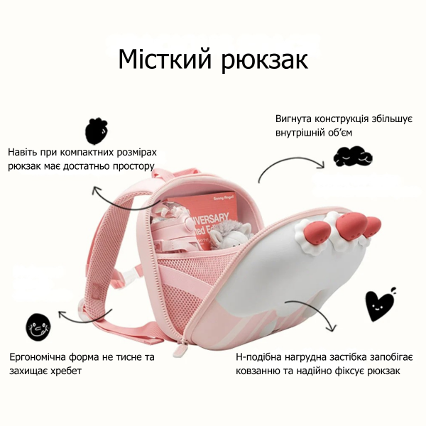 Детский рюкзак ZoyZoii Cake из EVA с водоотталкивающим покрытием