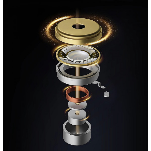 Вакуумные проводные наушники KZ EDC Pro с микрофоном и мощным басом