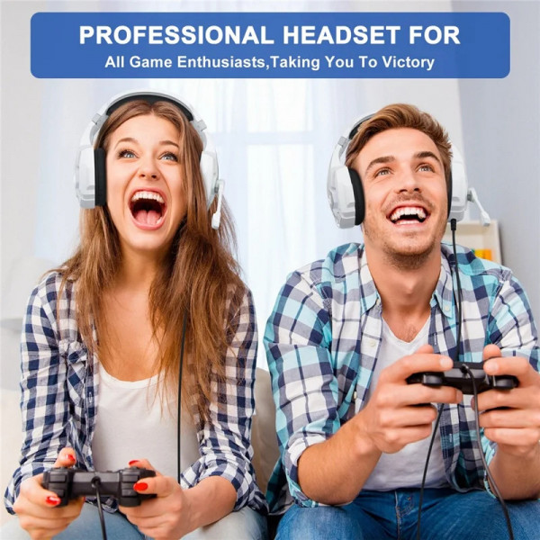 Ігрова гарнітура KOTION EACH G9000 Plus для ПК та консолей з RGB-підсвічуванням і мікрофоном