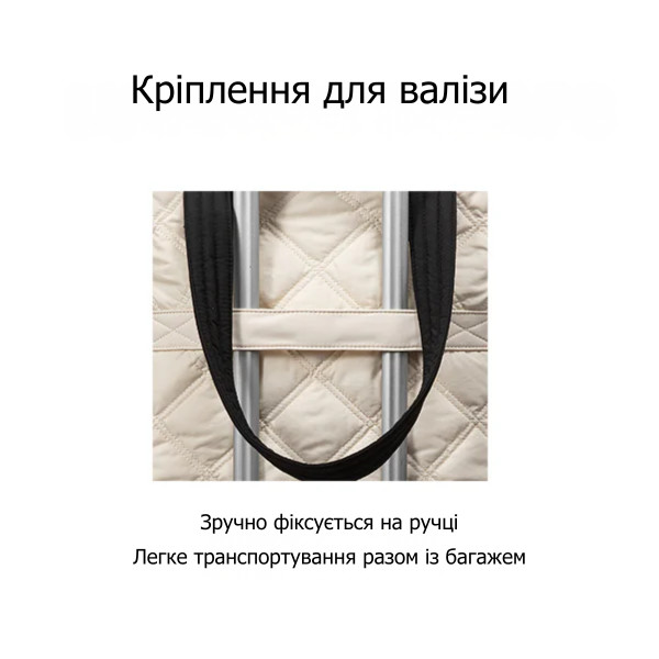 Сумка для ноутбука 15.6” Lovevook Quilted Puffer с клатчем и защитой от воды
