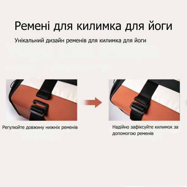 Спортивная сумка Lovevook Mini Gym Bag с держателем для коврика для йоги и защитой от влаги