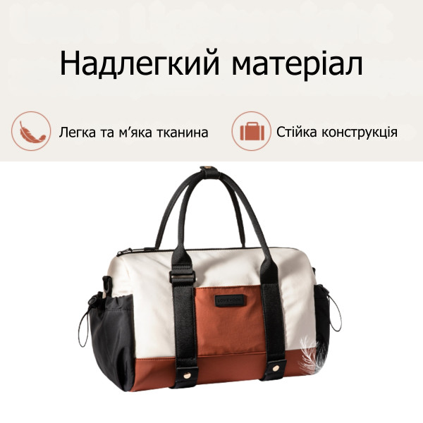 Спортивная сумка Lovevook Mini Gym Bag с держателем для коврика для йоги и защитой от влаги