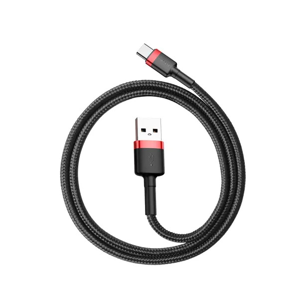 Кабель Baseus Cafule CATKLF-A91 USB - Type-C 0.5м з підтримкою швидкої зарядки QC3.0 3A