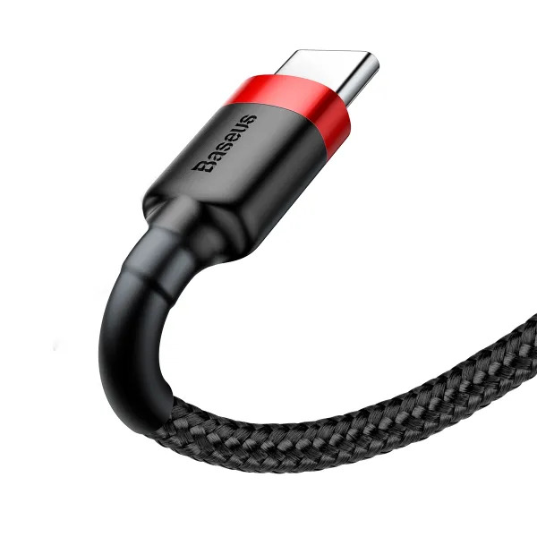 Кабель Baseus Cafule CATKLF-A91 USB - Type-C 0.5м з підтримкою швидкої зарядки QC3.0 3A