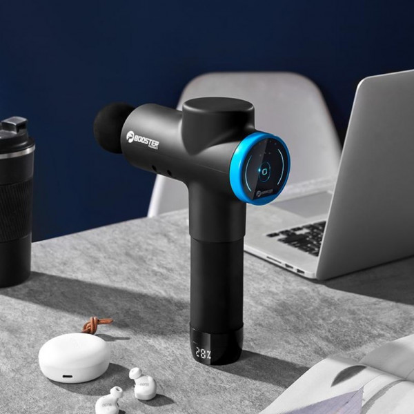 Массажный пистолет Booster M2-B 12V перкуссионный для мышц с технологией Smart-Hit