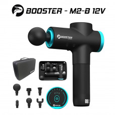 Массажный пистолет Booster M2-B 12V перкуссионный для мышц с технологией Smart-Hit