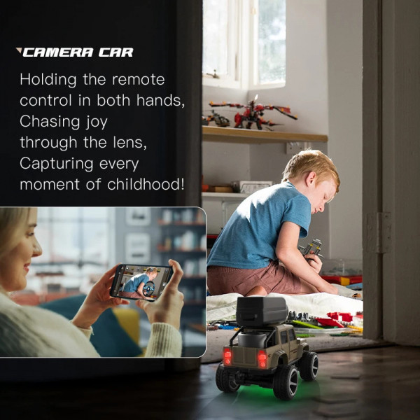 Машина на радіокеруванні KF32 1:64 з FPV камерою та керуванням через додаток