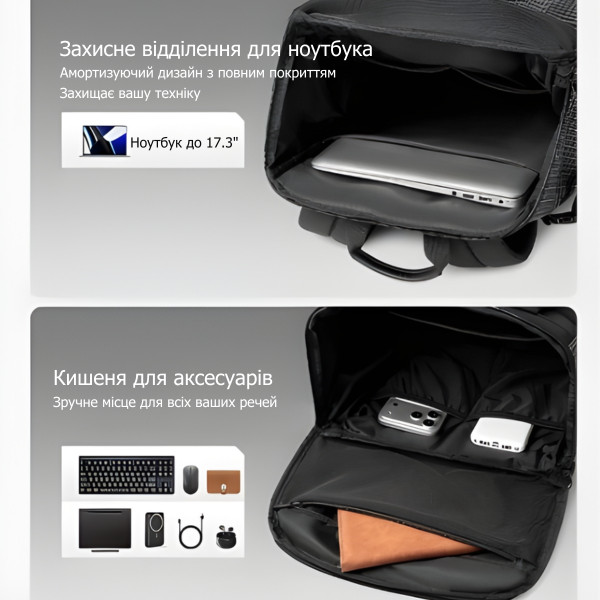 Рюкзак для ноутбука 17,3” Mark Ryden MR9559 з захистом від вологи