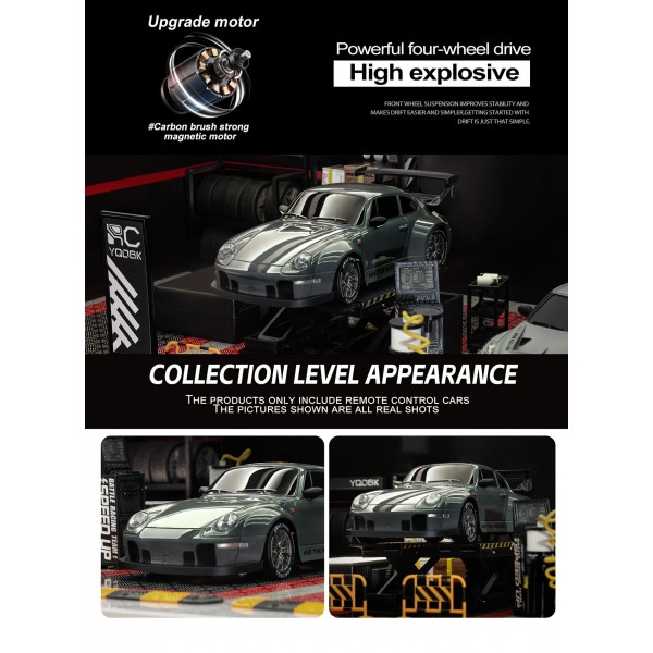 Дрифт машина на радиоуправлении RC Drift car S814 1:24 4WD с LED-подсветкой