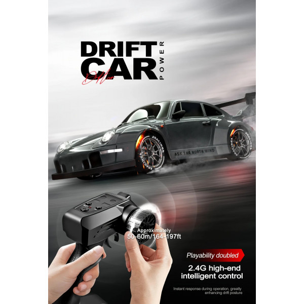 Дрифт машина на радиоуправлении RC Drift car S814 1:24 4WD с LED-подсветкой