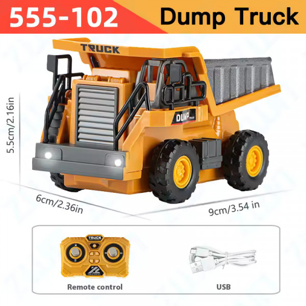 Дитячий самоскид на радіокеруванні RC 555-102 зі світлом та звуком, керування через додаток