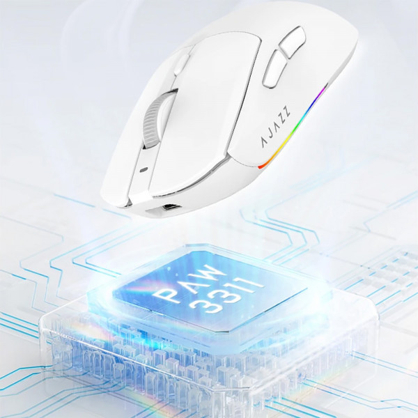 Бездротова миша Ajazz AJ139 V2 MC 12000 DPI з сенсором PixArt та 1000Hz