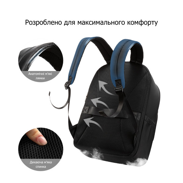 Женский рюкзак для ноутбука 17,3” Lovevook с дышащей спинкой и защитой от повреждений