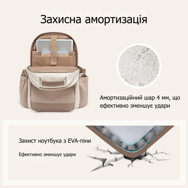 Женский рюкзак для ноутбука 15,6” Lovevook из EVA с защитой от влаги