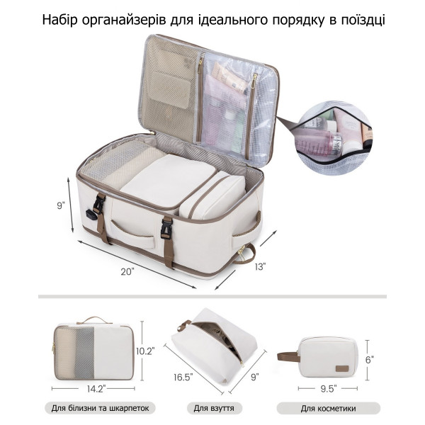 Рюкзак для ноутбука 17,3" Lovevook с USB-портом и скрытым карманом 