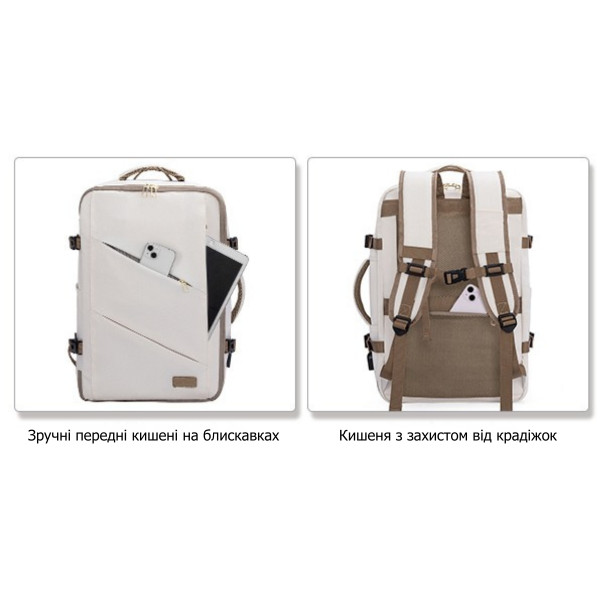 Рюкзак для ноутбука 17,3" Lovevook с USB-портом и скрытым карманом 