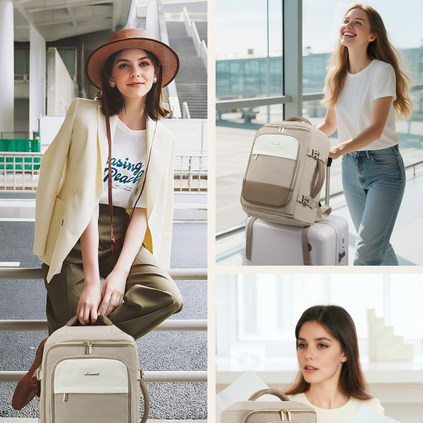 Женский рюкзак для ноутбука 14” Lovevook с отделением для влажных вещей и защитой от воды