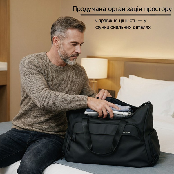 Дорожня сумка Mark Ryden MR365 з захистом від вологи та відділеням для взуття