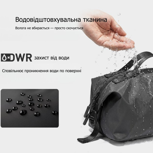 Чоловічий несесер Mark Ryden MR267 з блискавками YKK та захистом від вологи