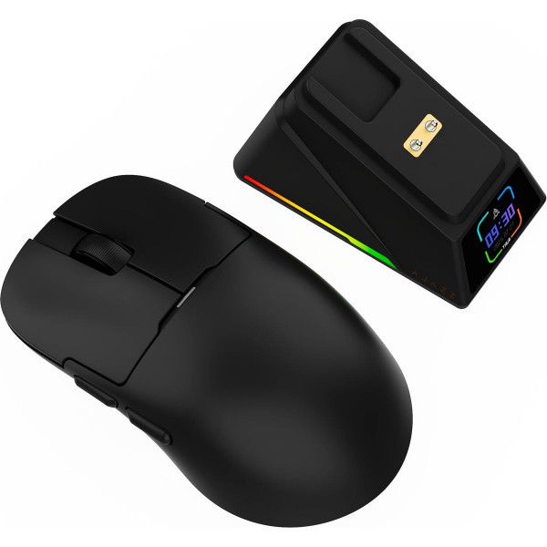 Бездротова миша Ajazz AJ159 APEX 8000 Гц із сенсором PixArt 3950 та зарядною станцією