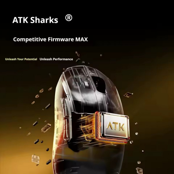 Ігрова миша ATK Dragonfly A9 Ultra Lightweight 42000 DPI із сенсором PixArt 3950 та частотою 8000 Гц