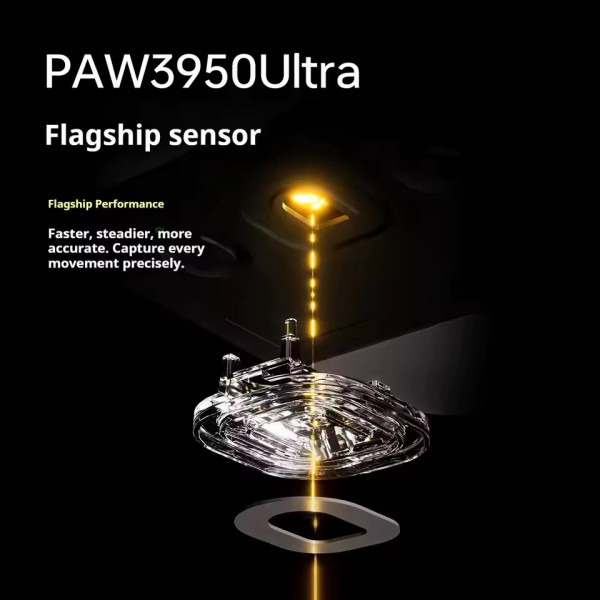 Ігрова миша ATK Dragonfly A9 Ultra Lightweight 42000 DPI із сенсором PixArt 3950 та частотою 8000 Гц